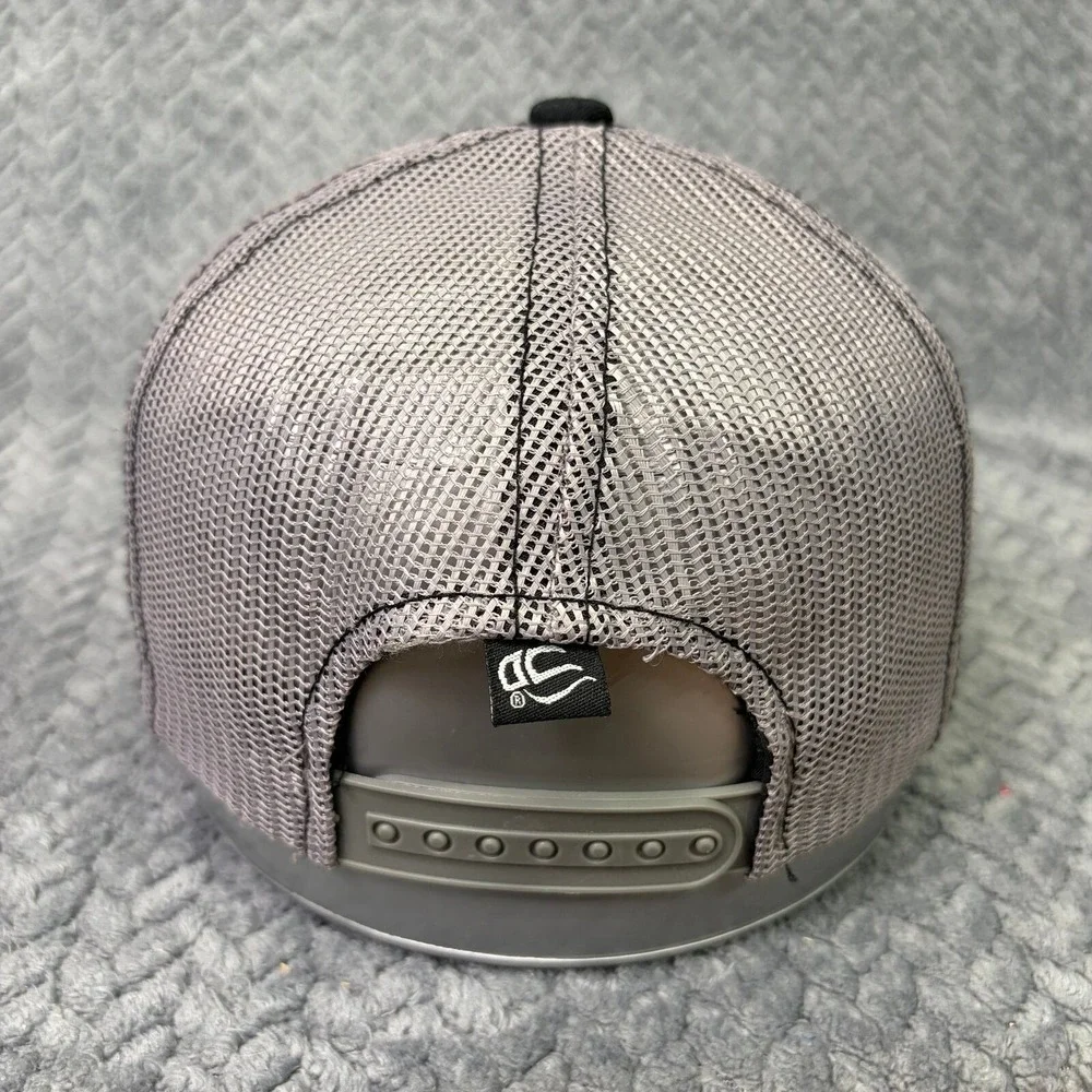 Mercy Health Trucker Hat Black Grey Mesh Snapback Cross Logo Cap